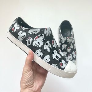 Disney Native Shoes Mickey Mouse - Black Sz 7 Men 9 Women Slip On